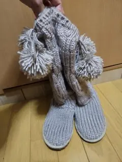 ニットブーツです