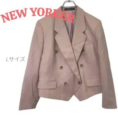 NEWYORKERジャケット ピンク Lサイズのサムネイル