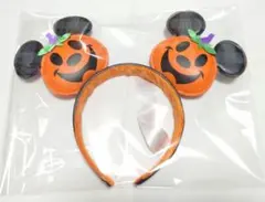 ディズニーストア ハロウィン かぼちゃミッキー カチューシャ