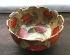 菓子鉢 京焼 菊絵 和食器 中古美品