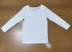 ユニクロ　130 ヒートテック　ホワイト　LONG SLEEVE