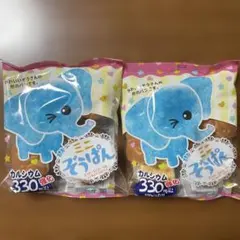 ウインクデザインも可愛い❤️かわいいおやつ、ミニぞうぱん2袋セット❣️大人の方も！のサムネイル
