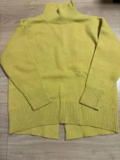 RagOut イエロー　ハイネックニット　L 未使用タグ付