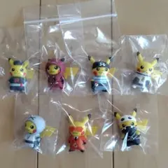 ポケモンセンター ピカチュウ ボスごっこ ガチャ フィギュア ぽけもん☆かふぇ フィギュアコレクション ボスごっこピカチュウ RR