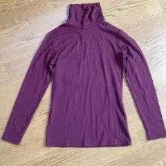 HEATTECH EXTRA WARM 長袖 Tシャツ M パープル
