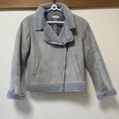 W CLOSET グレー ショート丈ジャケット