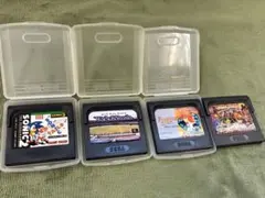 【ゲームギア ソフト 4本セット】ソニック2 ファンタシースター 他 SEGA