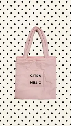 CITEN パデッド トートバッグ ピンクのサムネイル