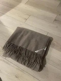 【ワンコ氏様専用】Acne Studios ベージュ マフラー フリンジ付き