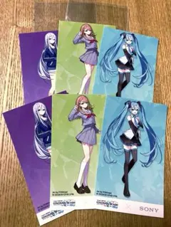 113 プロセカ ソニー イヤホン コラボ 初音ミク 特典　3種