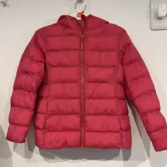 ユニクロ GIRLS ライトウォームパデットパーカ 120cm