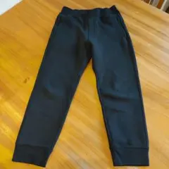 UNIQLO ブラック ジップポケット スウェットパンツ