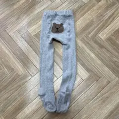 babyGap タイツ 4-5yrs 100〜110cm くまけつ　グレー