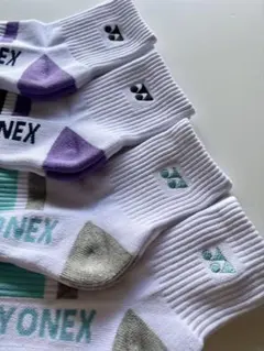 新品 YONEX ヨネックス　刺繍口ゴ　スポーツ　ソックス　4点 23-25cm