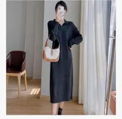 冬 ロングワンピース