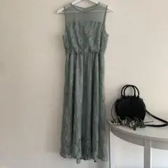 【美品】apart by lowryレース ノースリーブ ロングワンピース