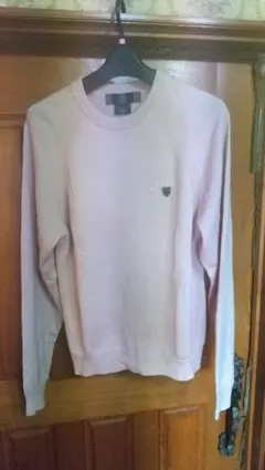 ナイキ薄 ピンク 長袖 クルーネック セーターM