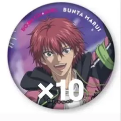 テニプリ　丸井ブン太　シャイニー缶バッジ　10点　ブーンチャイドル