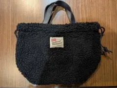 Traditional Weatherwear ボアトートバッグ 黒