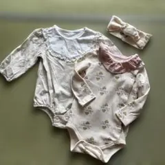 モイモルン　ベビーロンパース２枚セット　70サイズ
