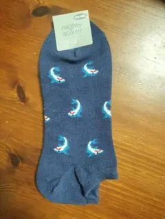 mighty soxer タビオメンズ シャーク柄ソックス 25-27cm