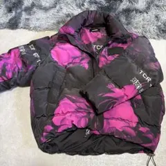 DIESEL フラワープリント ダウンジャケット