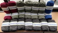 英国羊毛 SKIROVERスキーローバーファイン　毛糸 21玉まとめ売り