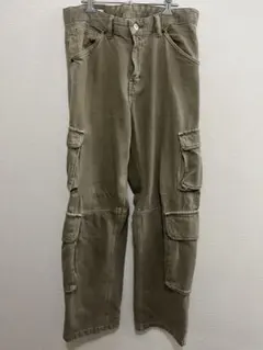 ZARA カーゴパンツ カーキ EUR 40