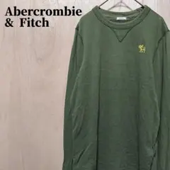 ４/25 アバクロンビーアンドフィッチ オリーブグリーン長袖カットソー