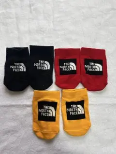 【美品】THE NORTH FACE ノースフェイス ベビー用 靴下 3足セット