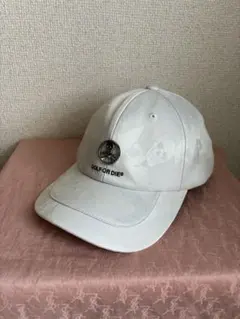 【美品】MARK & LONA キャップ ホワイト スカル柄