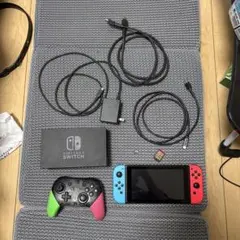 Nintendo Switch 本体 純正プロコン　Minecraftソフト