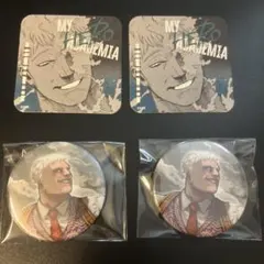 ヒロアカ原画展　缶バッジ　アートコースター　オールフォーワン