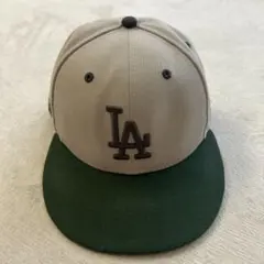 New Era LA Dodgers Cap Beige Green