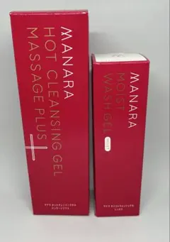 マナラホットクレンジングゲル+モイストウォッシュゲルセット　新品未開封品
