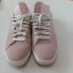 adidas ピンク スニーカー　スタンスミス　スエード