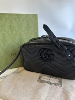 GUCCI(グッチ) ショルダーバッグ GGマーモント キルティング スモール ショルダーバッグ 443497 黒 チェーンショルダー レザー 楽天市場】グッチ バッグ レディース GUCCI チェーンショルダーバッグ