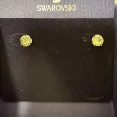 SWAROVSKI ピアス ライトグリーン 両耳用のサムネイル