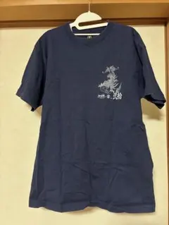 【波達】ドラゴン ネイビー Tシャツ 半袖 Lサイズのサムネイル