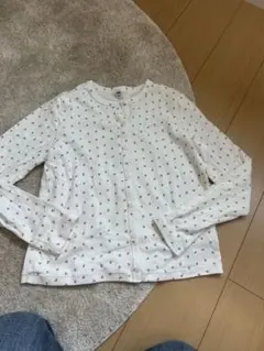 値下げ　ユニクロ　UNIQLO ポインテールカーディガン オフホワイト L
