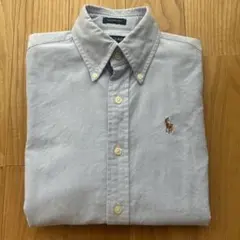 POLO RALPH LAUREN ラルフローレン ボタンダウン 長袖 ブルー