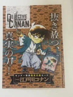 【未開封】少年サンデー　2024年22・23合併号　コナンカード付き 少年サンデー 2024年22・23合併号特別付録 コナンカード - メルカリ