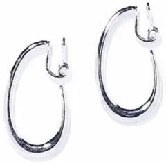 IRIS47 「ivy hoop earring」silver
