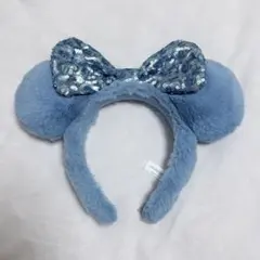 ディズニー カチューシャ ミッキー 青