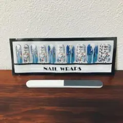 ＊ ネイルシール 20Pcs 爪やすり付き ネイルステッカー ネイルアート