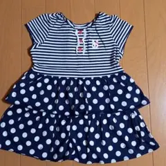 ミキハウス ワンピース ジャンパースカート