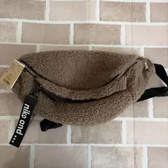 【新品・タグ付き★】niko and… モコモコ ボディバッグ ブラウン