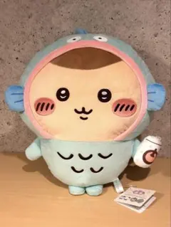 ちいかわ×サンリオキャラクターズ BIGぬいぐるみ くりまんじゅう ハンギョドン