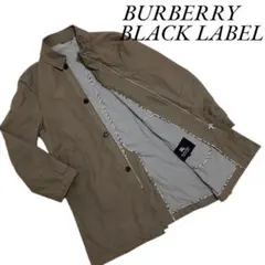 ✨BURBERRY BLACK LABEL 裏地ノバチェック ステンカラーコート