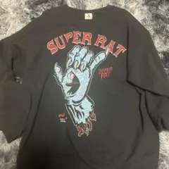 SUPER RAT PHILLIPS スウェット ブラック L